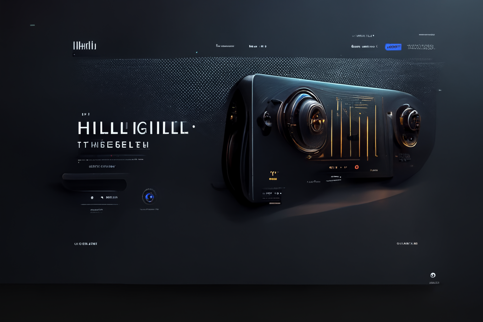 UI/UX and minimalistic/crisp outlay for a gadget website