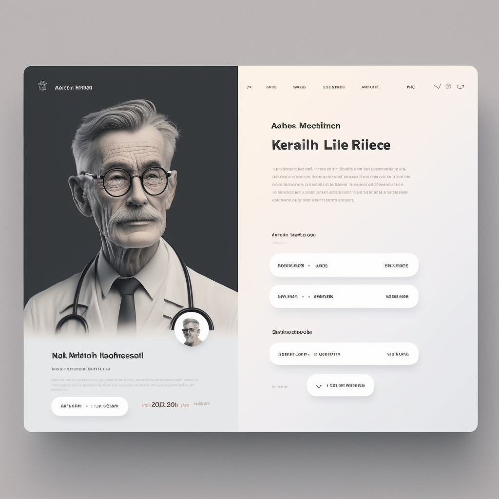 ui/ux for a doctor profile search page